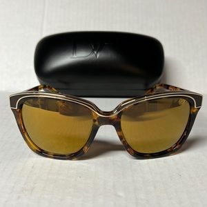 DVF Tortoise Gold Kylie Sunglasses